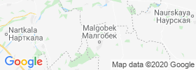 Staryy Malgobek map